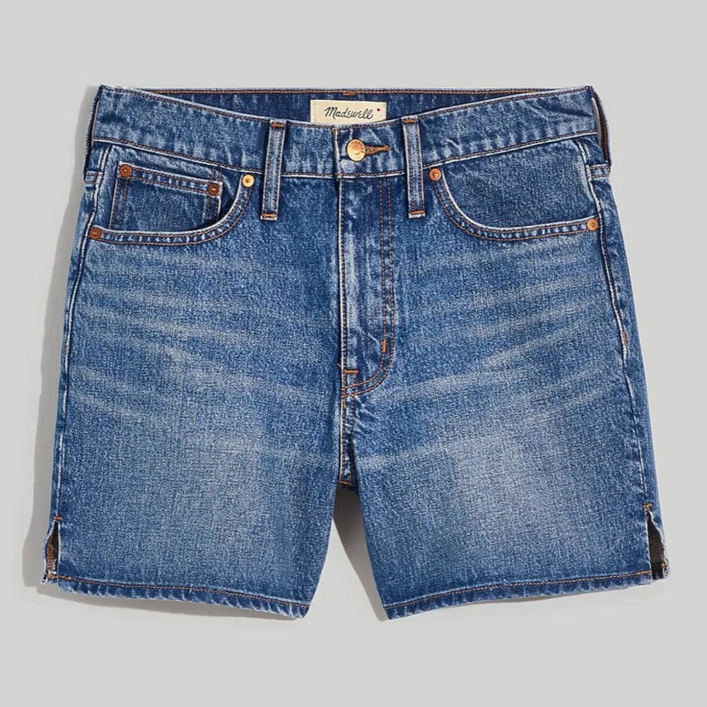 Madewell Relaxed Mid Length Denim Shorts